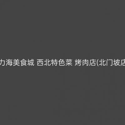 沙力海美食城 西北特色菜 烤肉店(北门坡店)